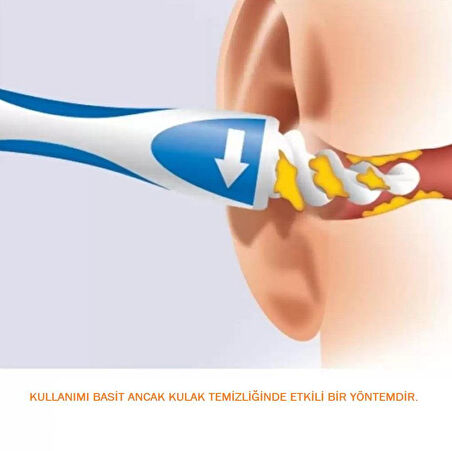 Zhltools Pratik Kulak Temizleme Aparatı Silikon Uçlu