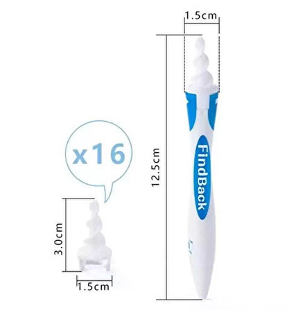 Zhltools Pratik Kulak Temizleme Aparatı Silikon Uçlu