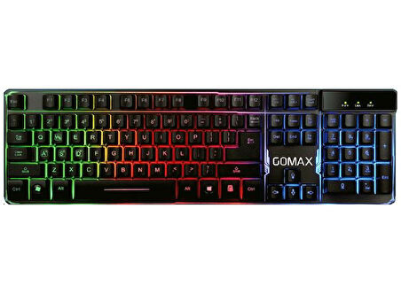 Gomax K4 Mekanik Hisli Rainbow RGB Led Işıklı Oyuncu Klavyesi