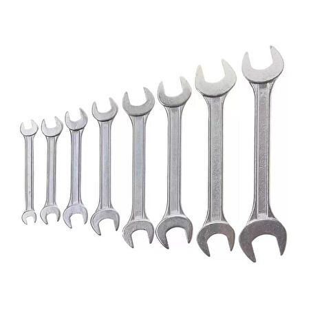Zhltools Çift Açık Ağızlı 8'li Anahtar Seti