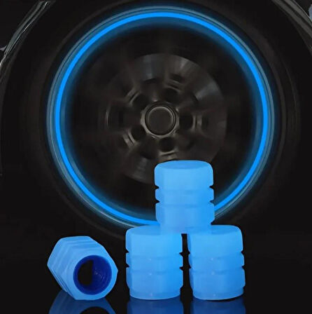 Zhltools Fosforlu Sibop Kapağı 4 lü Set Mavi