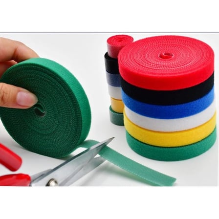 Zhltools Cırt Cırt Kablo Düzenleyeci Kablo Koruyucu 5 Metre Sarı