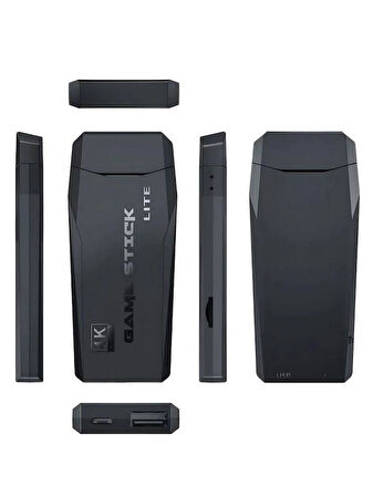 Zhltools Arcade 4KHD Retro Game Stick 90 lı Yıllar Atari Makinası Oyun Konsolu 3885 Oyunlu Konsol