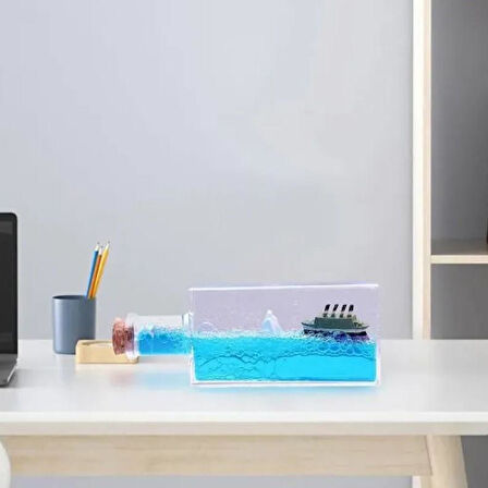 Zhltools Batmayan Gemi Şişe Akvaryum