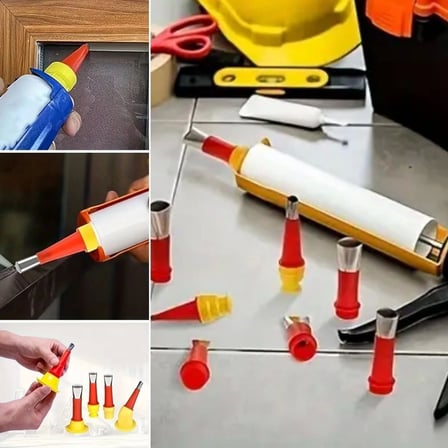 Zhltools 30 Parça Silikon Kalafat Mastik Alet Seti Mastik Ucu