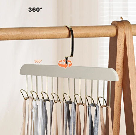 Zhltools Dolap İçi Askı 2 adet Sütyen Şal Kravat Kemer Çanta