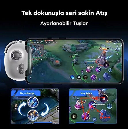 MEMO MB03 PUBG Mobile Joystick Kontrol Gamer Oyun Konsolu Tetik