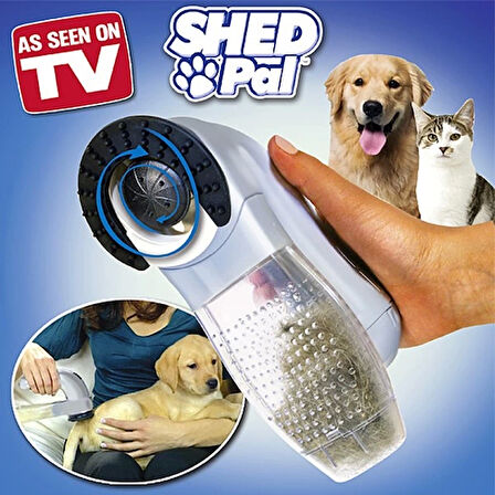 Süslüpati Shed Pal Kedi Köpek Vakumlu Tüy Toplama Tarağı - Tüy Toplama Traş Makinesi