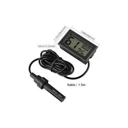 Zhltools Dijital Termometre ve Nem Ölçer