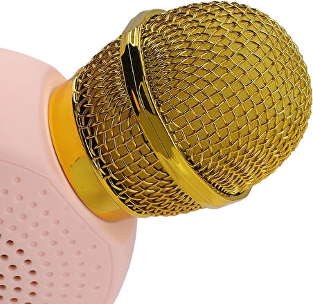 Zhltools Karaoke Eğlenceli Ve Taşınabilir Bluetoothlu Işıklı Şarjlı Mikrofon