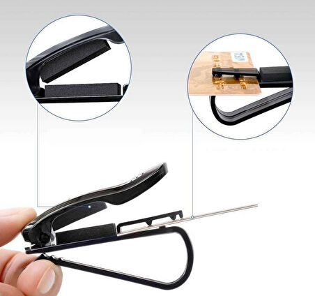 Zhltools Güneşliğe Uygun Mini Gözlük Tutucu