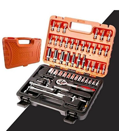 Zhltools Cr-v Max Cırcırlı 53 Parça Lokma Anahtar Takımı Bits Uç Seti