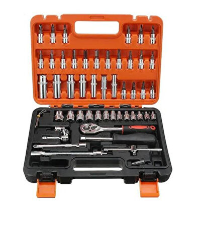 Zhltools Cr-v Max Cırcırlı 53 Parça Lokma Anahtar Takımı Bits Uç Seti