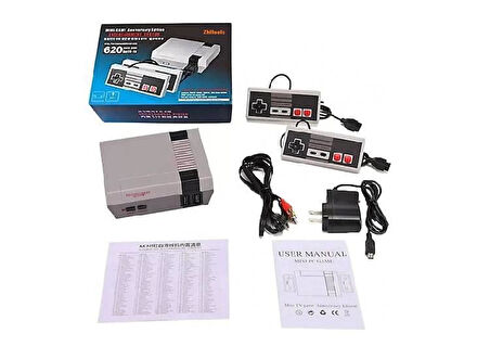 Sepetegelsin Retro 620 Oyunlu Nostalji Tv Atari Oyun Konsolu 2 Kollu Set