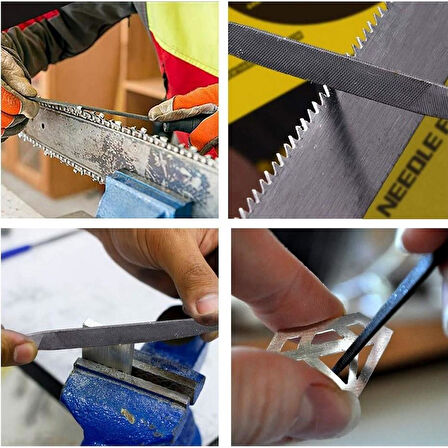 Zhltools 18 cm Mini 6lı Eğe Törpü Seti