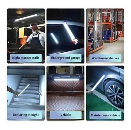 Zhltools USB şarjlı LED aydınlatma ışıldak 3 farklı ışık modu
