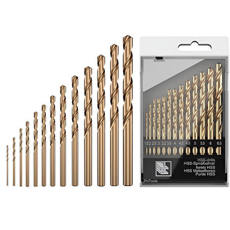 Zhltools Beton Matkap Ucu Seti- Çelik Beton Metal Ahşap Matkap 13 lü SET