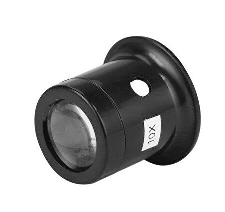 Sepetinegelsin Saatçi Tamirci Kuyumcu 10X Büyüteç Optik Cam Lens
