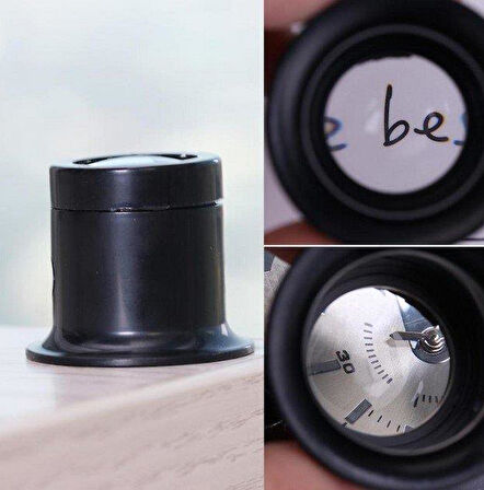 Sepetinegelsin Saatçi Tamirci Kuyumcu 10X Büyüteç Optik Cam Lens