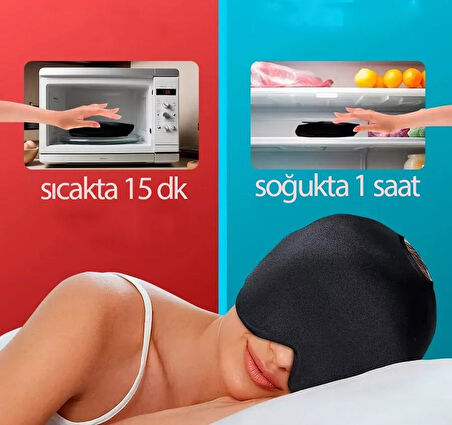Zhltools Sıcak Soğuk Jel Yüz Maskesi Baş Ağrısı Şişmiş Gözler Gerginlik Maskesi