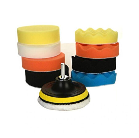 Zhltools Oto Pasta Cila Polisaj Sünger Seti 11 Parça