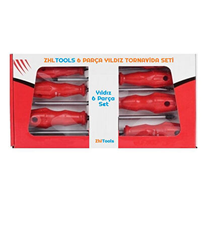 Zhltools Yıldız Tornavida Takımı 6 Parça