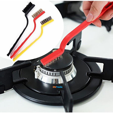 Zhltools 3 Parça Tel Fırça Detaylı Temizlik Seti