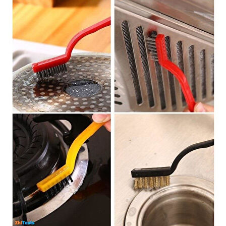 Zhltools 3 Parça Tel Fırça Detaylı Temizlik Seti