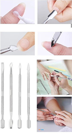 Zhltools Tırnak Kronk Seti Tırnak Temizleyici Et İtici