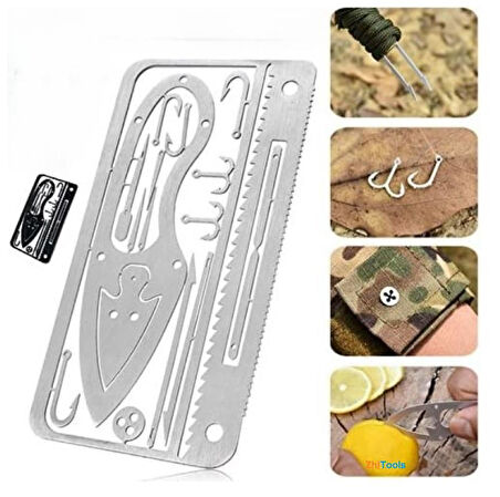 Zhltools Çok Fonksiyonlu Hayatta Kalma Balıkçı Kiti
