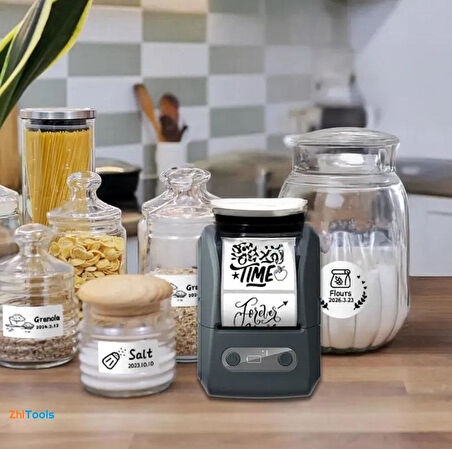 Zhltools Kablosuz Portatif Etiket Yazıcısı