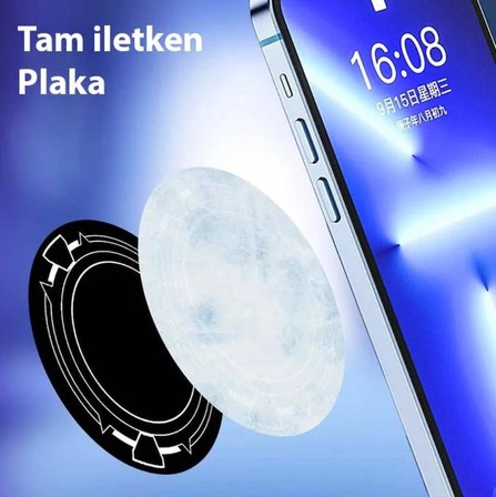 Zhltools Manyetik Metal Halka - Memo Telefon Soğutucu Uyumlu CX07-CX08 ve Manyetik Tüm modeller