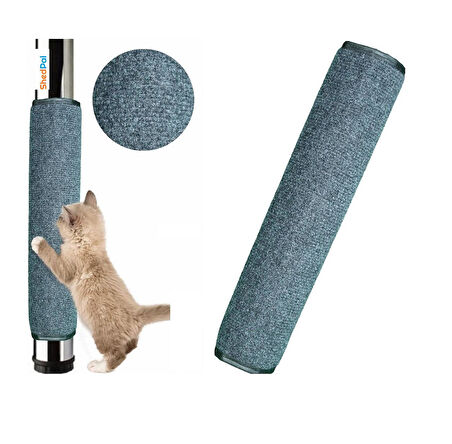 Shed Pal Kedi Tırmalama Halısı Her Ebat Masa ve Sandalye Ayağına Bağlanabilen Kedi Tırmalama Halısı