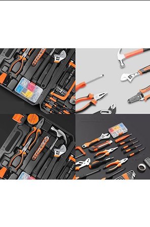 Zhltools 105 Parça Profesyonel Çantalı El Aletleri Seti