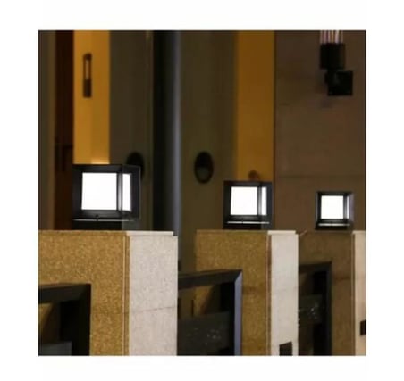 Sepetinegelsin Set Üstü Kare Küp Bahçe Aydınlatma Armatürü