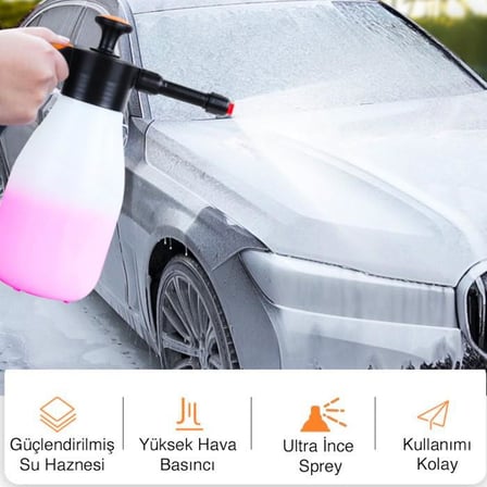Oto4 Yüksek Basınçlı Araç Oto Yıkama Temizleme Spreyi Köpürtücü