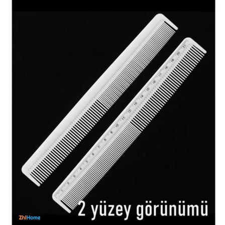 Zhlhome Berber Kuaför Saç Kesim Tarağı Cetvelli Kesim Tarağı