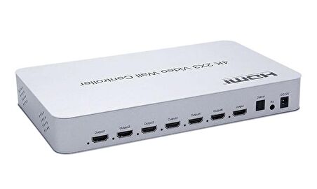 Gplus 4KVW342 4K 2x3 Video Wall Controller HDMI Duvar Ekran Switch