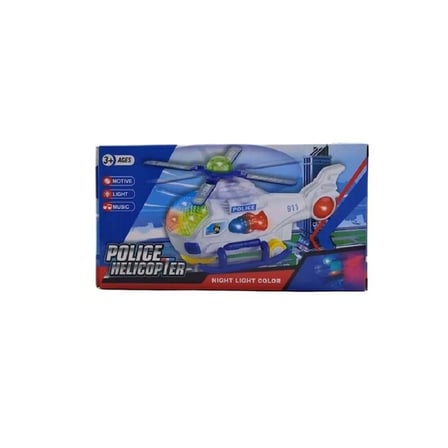24 cm sesli ışıklı hareketli polis helikopteri 3616