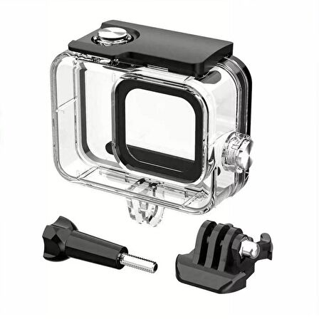 Gopro Hero 10 Hero 9 Muhafaza ve Kafa Bandı 4 Parça Set GO209