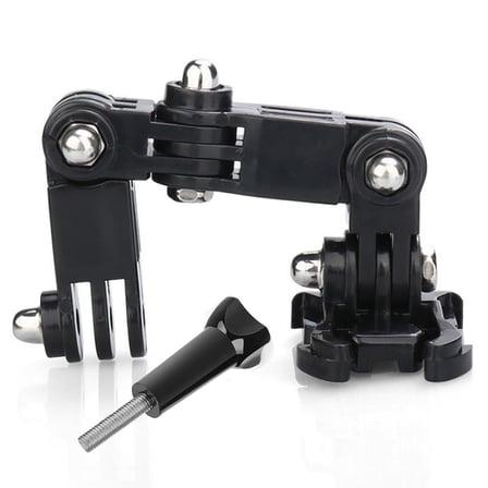 Gplus GP15V 2 Parça Aksiyon Kamera Uyumlu Vidalı 4 Yollu 13cm Hızlı Tak Uzatma Motor Kask Bağlantı Seti