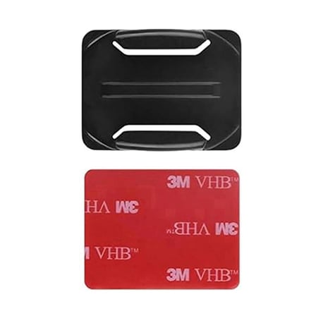 Gplus BS01K 2 Parça Oval Zemin Kavisli Yüzey Aksiyon Kamera Uyumlu 3M Yapışkan Motor Kask Bağlantı Aparatı
