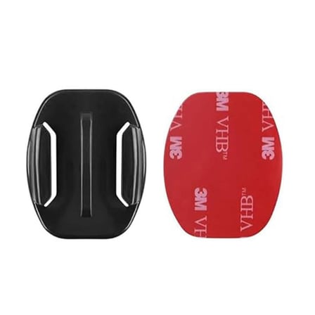 Gplus BS01Y 2 Parça Flat Zemin Düz Yüzey Aksiyon Kamera Uyumlu 3M Yapışkanlı Motor Kask Bağlantı Aparatı