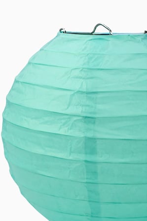 Japon Feneri Çin Feneri Küçük Boy Mavi Turkuaz 20 cm Dekoratif Parti Süsleme ve Mekan Dekoru