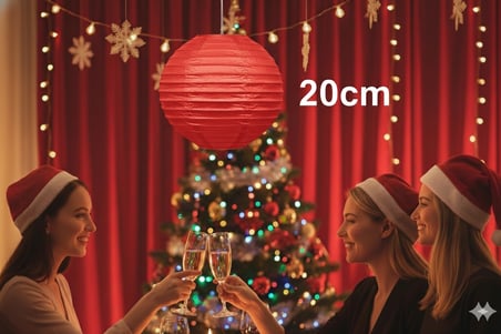 20 cm – Kırmızı Küçük Japon Feneri Çin Feneri Parti Dekorasyonu