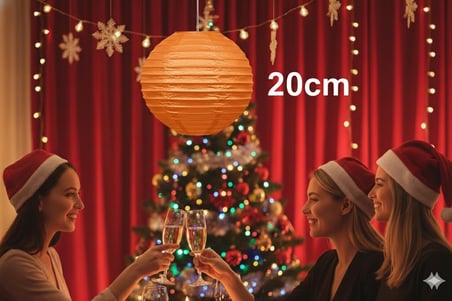20 cm – Turuncu Küçük Japon Feneri Çin Feneri Parti Dekorasyonu