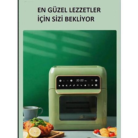 OA10 AİRFRYER SİYAH YAĞSIZ FRİTÖZ 10 LT