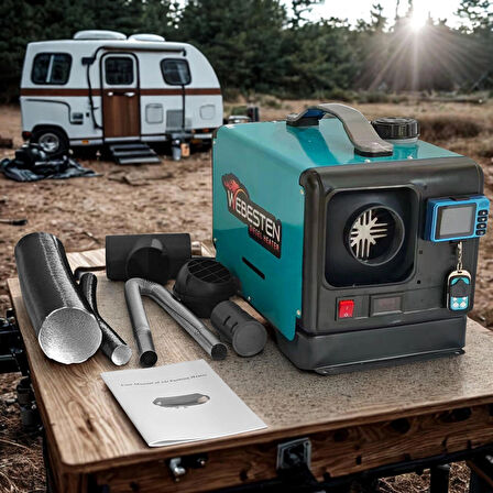 Webesten Akülü Şarjlı Dizel Isıtıcı 12-24-220 V