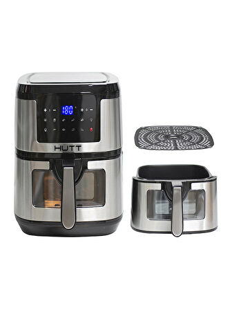 Hutt OA7 AİRFRYER 7.3 lt Yağsız Airfryer Gümüş