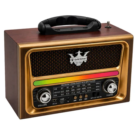 Geçmişin Zarafeti, Bugünün Teknolojisi: Gold Silver GS-1320 Bluetoothlu Retro Radyo